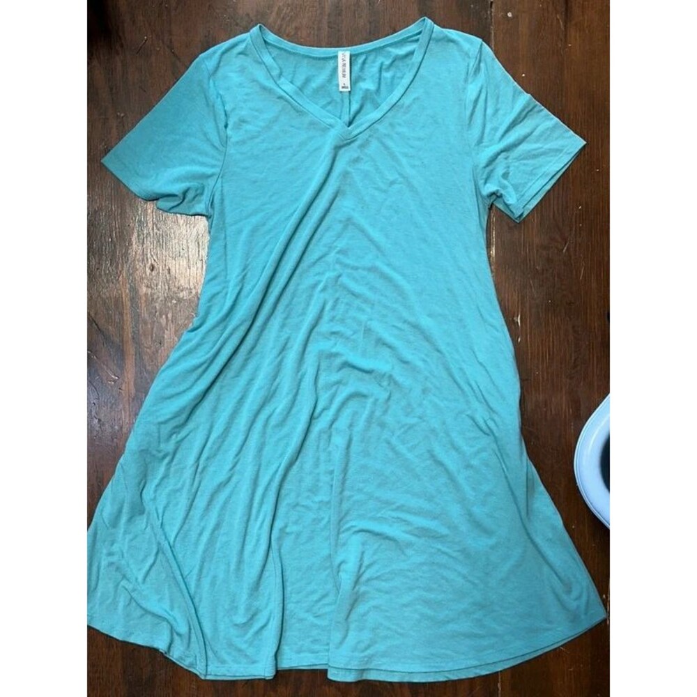 Zenana Blue Midi Dress Size Large